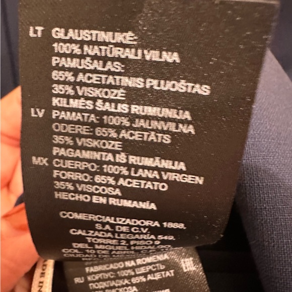 Sandro Blue Men's Blazer - Picture 7 of 9